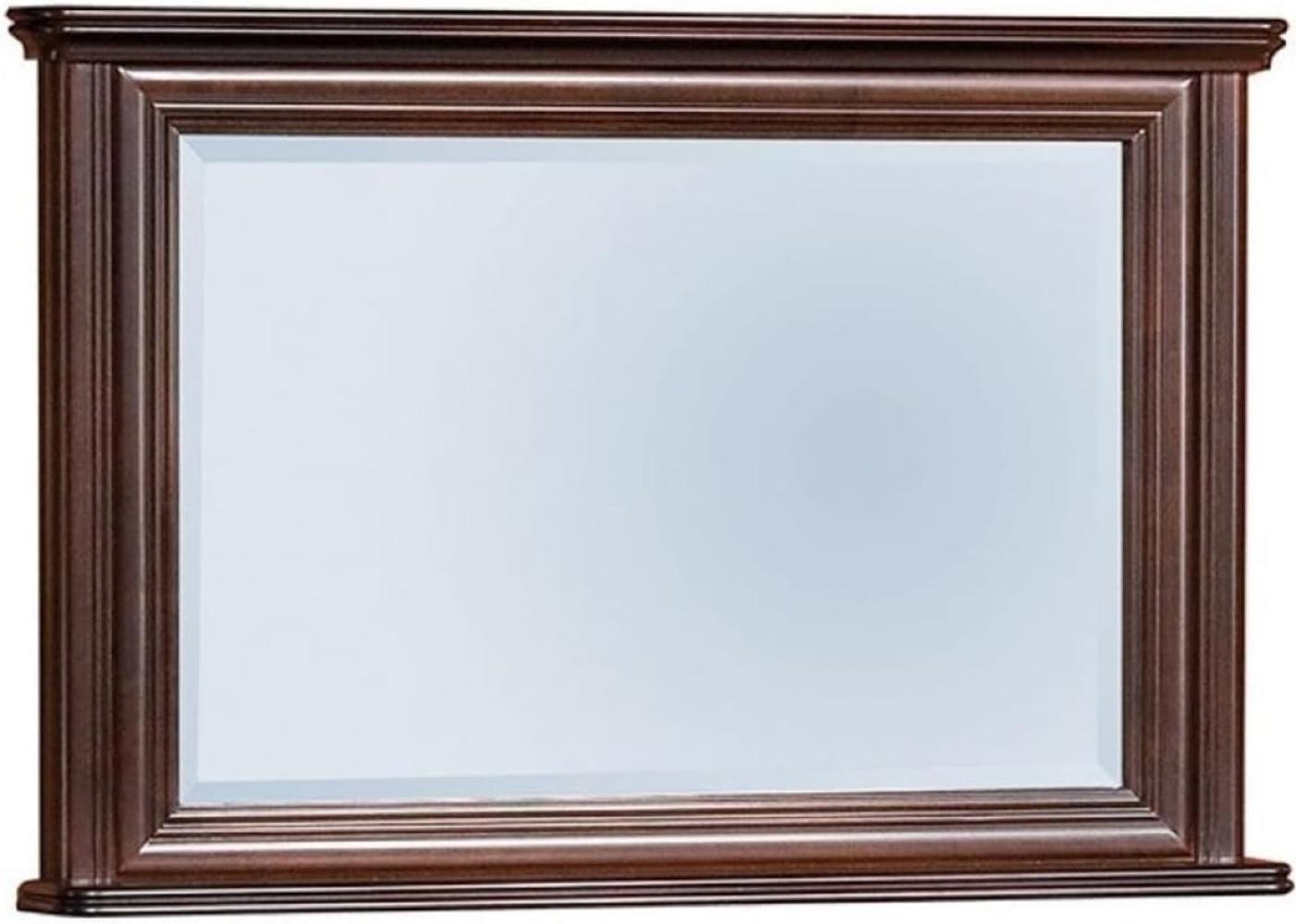 Casa Padrino Luxus Jugendstil Spiegel Dunkelbraun 107 x 12 x H. 71,2 cm - Rechteckiger Massivholz Wandspiegel - Schlafzimmer Spiegel - Barock & Jugendstil Schlafzimmer Möbel Bild 1