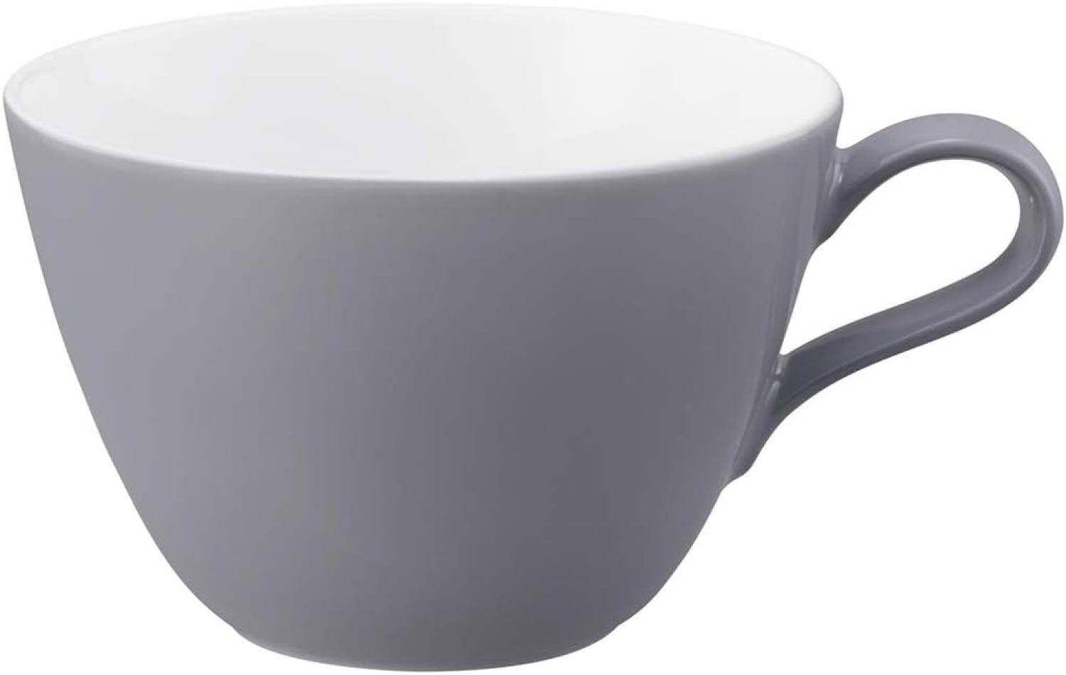 Milchkaffee-Obertasse 0,37 l Life Fashion Elegant Grey Seltmann Weiden Milchkaffeetasse - Mikrowelle geeignet, Spülmaschinenfest Bild 1