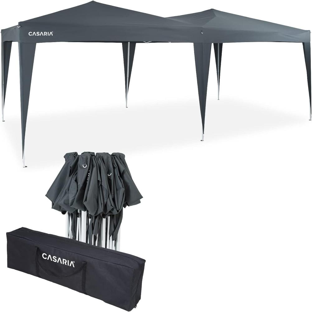 DEUBA Pavillon 3x6m Faltpavillon Capri Pop-Up Partyzelt Gartenzelt Deuba Gartenlaube anthrazit Polyester Bild 1