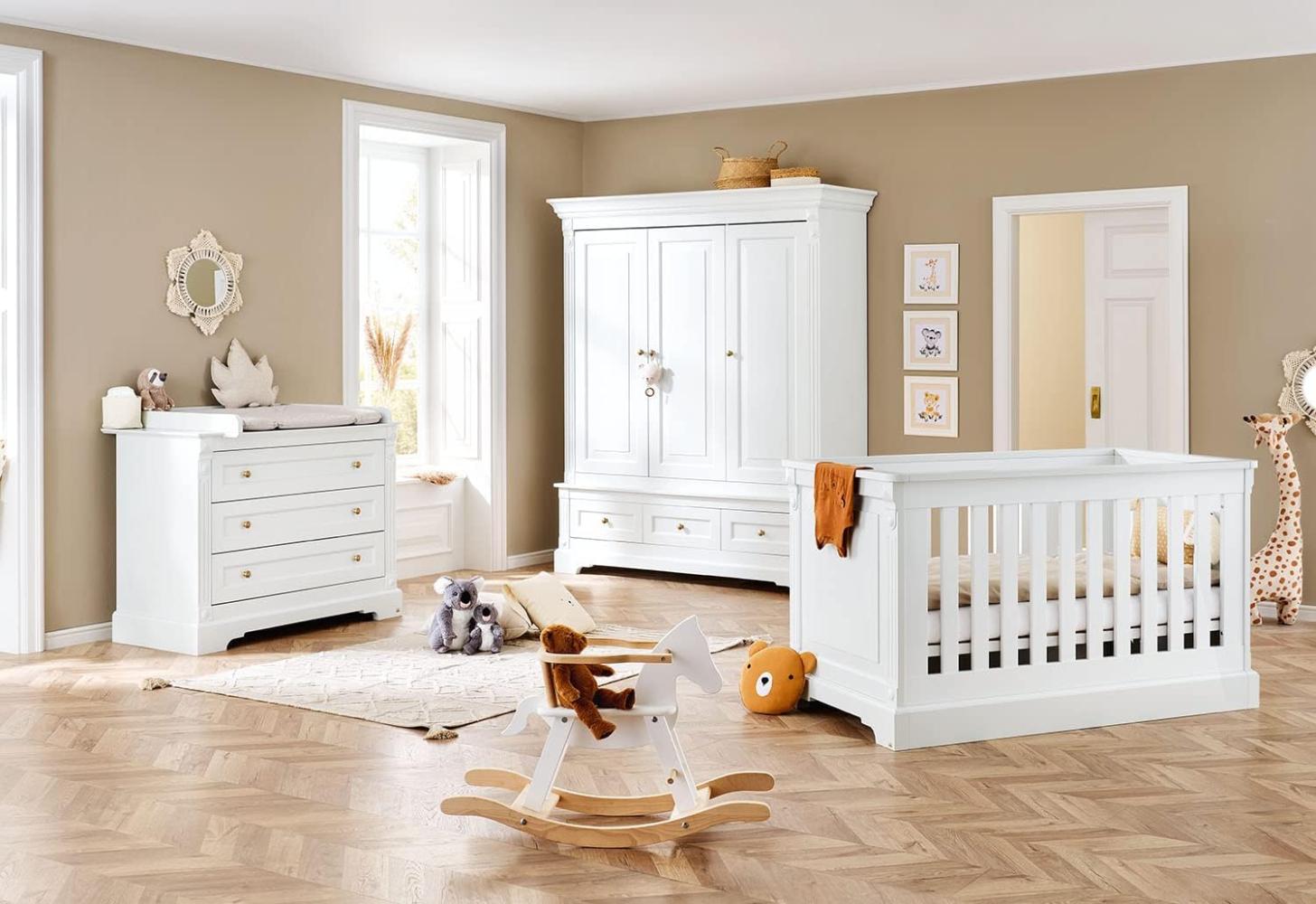 Pinolino Limited Edition -Kinderzimmer Babyzimmer set „Emilia Gold” breit groß 3-teilig Set Bild 1