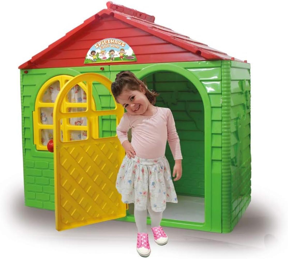 Jamara 'Spielhaus Little Home grün', ab 18 Monaten, 130 × 78 × 120 cm, Stecksystem Bild 1