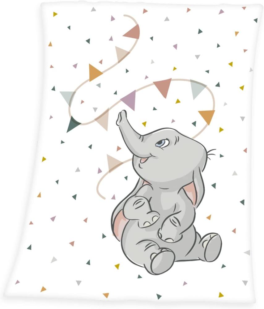 Babybest Disney's Dumbo Fleece-Decke - 75 x 100 cm Bild 1
