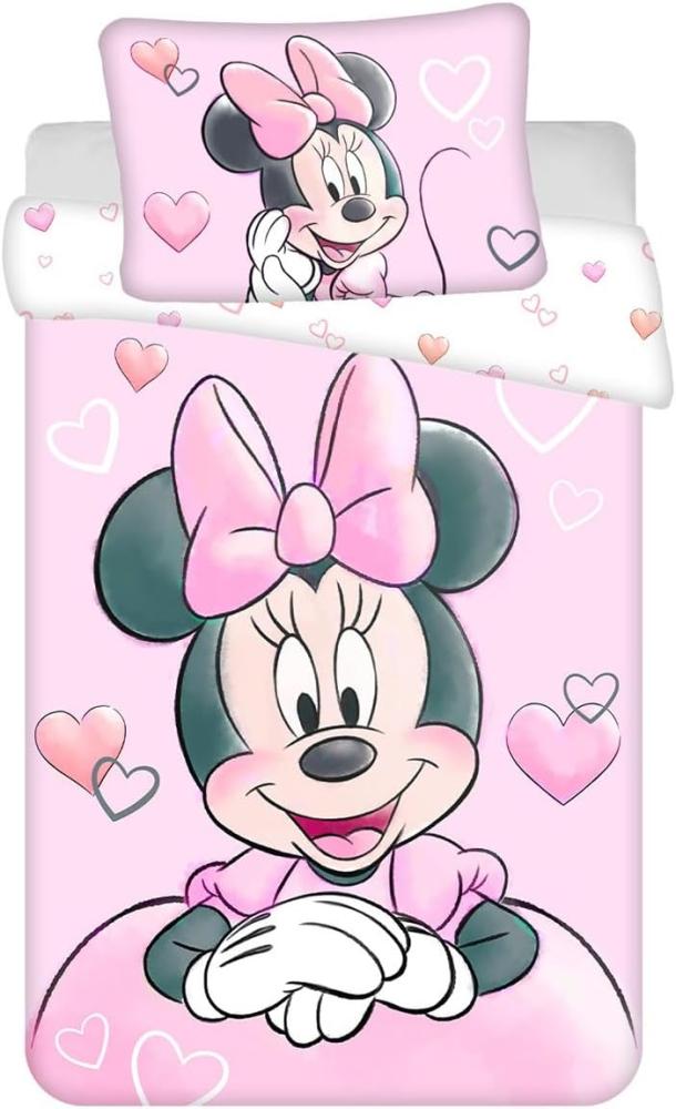 Disney Bettwäsche Minnie Mouse Babybettwäsche 100 x 135 cm Bild 1