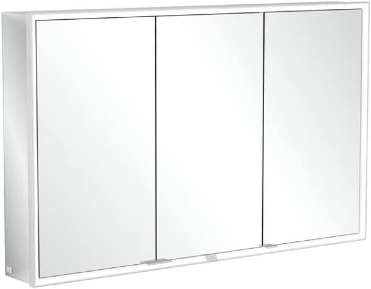 Villeroy & Boch My View Now, Spiegelschrank für Aufputz mit Beleuchtung, 1200x750x168 mm, mit Sensordimmer, 3 Türen, A45512 - A4551200 Bild 1
