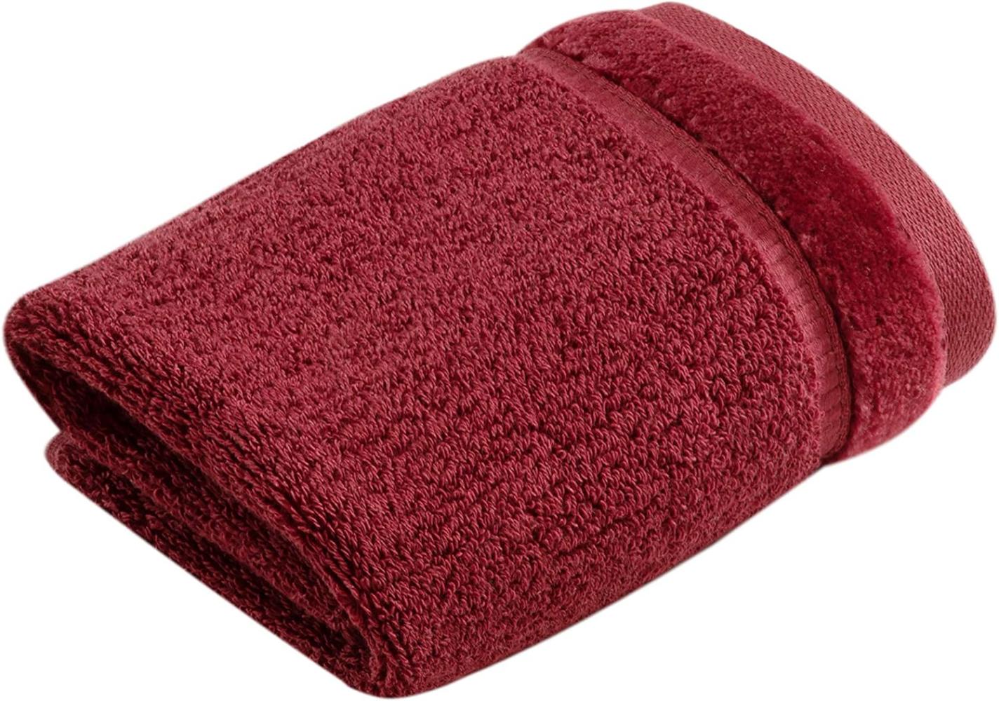 Vossen Baumwolle Handtücher Pure | Seiftuch 30x30 cm | red-rock Bild 1