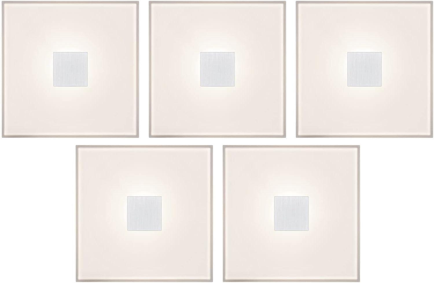 Paulmann 78402 LumiTiles LED Fliesen Square 5er-Basisset 100x10mm IP44 2700K Weiß Bild 1