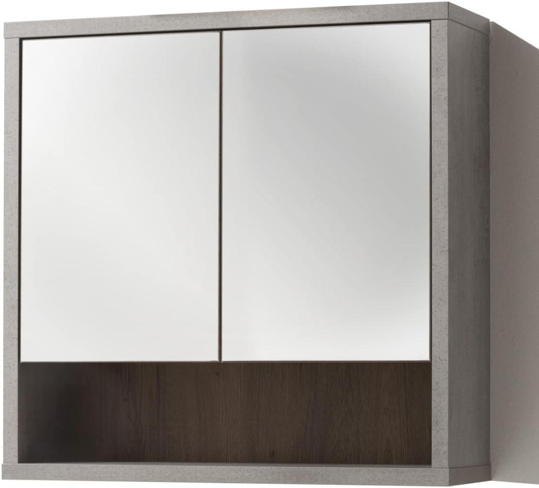 Composad Spiegel mit Zwei Türen, Holzwerkstoff, grau, (LxAxP) 69. 90x68. 80x22. 00 cm Bild 1