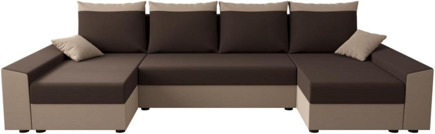 Sofa mit Schlaffunktion in U-Form PAMELA, 318x90x139 sawana 21/sawana 01 Bild 1