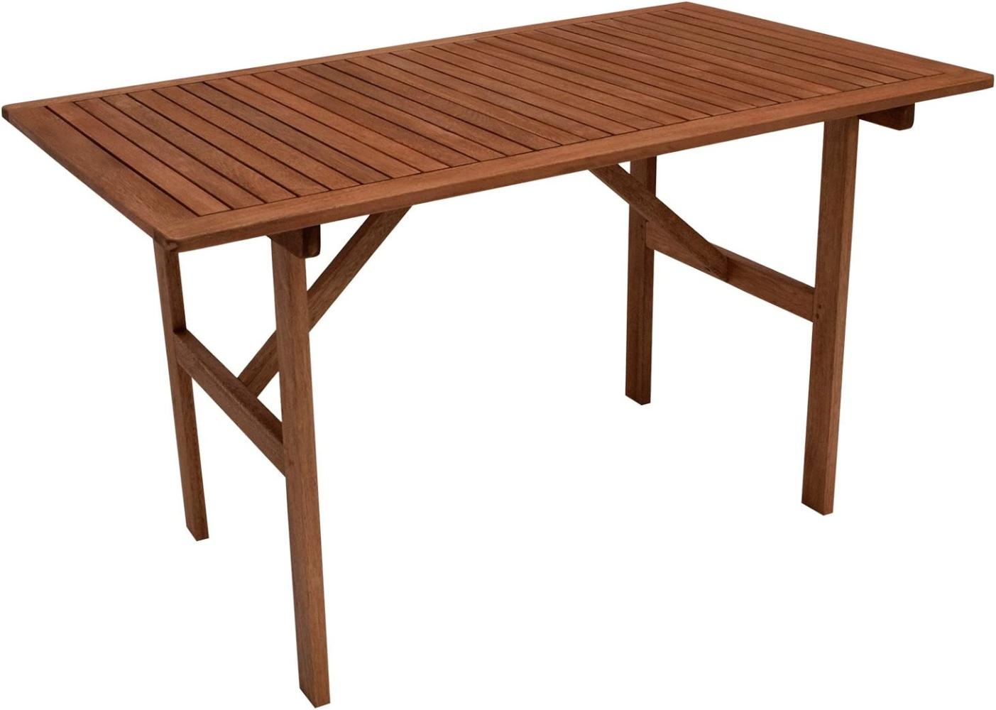 Tisch BRASILIA 120x70cm, Eukalyptus geölt Bild 1