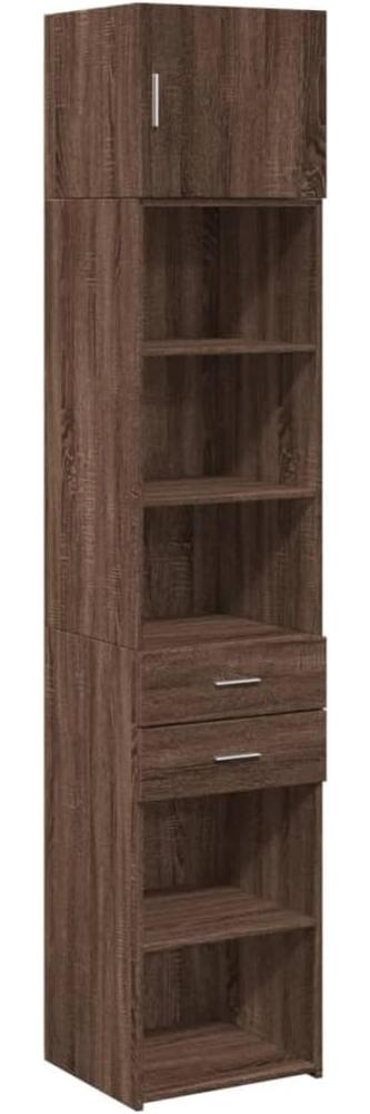 Hochschrank Schmal Eichen-Optik 45x42,5x225 cm Holzwerkstoff 3281300 Bild 1