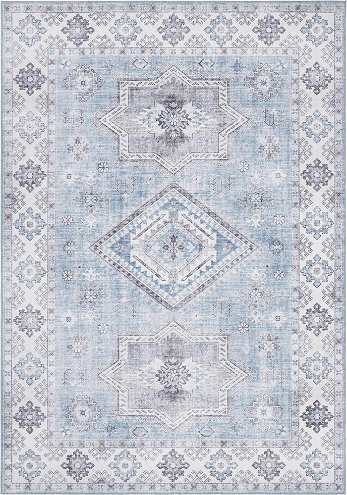 Vintage Teppich Gratia Briliantblau - 80x150x0,5cm Bild 1