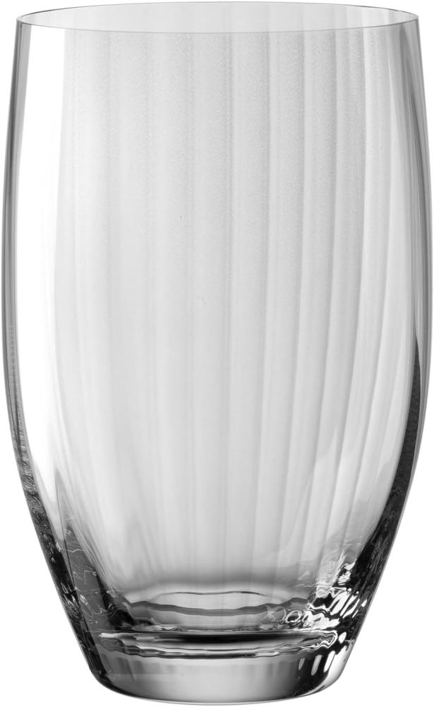 Leonardo Trinkglas Poesia, Wasserglas, Saftglas, Glas, Kristallglas, Grau, 460 ml, 022383 Bild 1