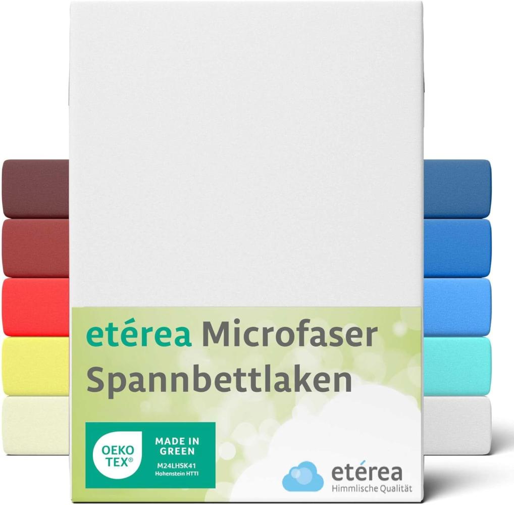 etérea Microfaser Spannbettlaken Weiss 60x120 - 70x140 cm Bild 1