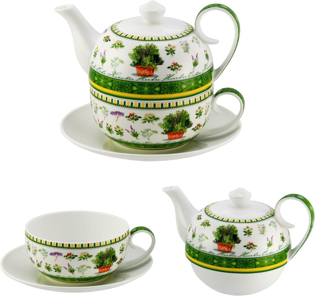 Tea for One Brillantporzellan: Luxuriöser Teegenuss für anspruchsvolle Genießer Kräuter Bild 1