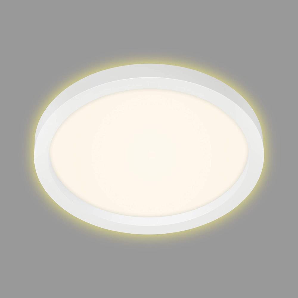 Briloner LED Panel Cadre weiß Ø 29,7 cm warmweiß, Backlight-Effekt Bild 1