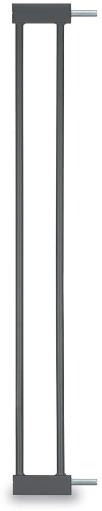 Hauck 9cm Verlängerung für Treppenschutzgitter / Türschutzgitter wie z. B. hauck Autoclose N Stop 2, ohne Bohren - mit Druckbefestigung, Metall, Dunkelgrau Bild 1