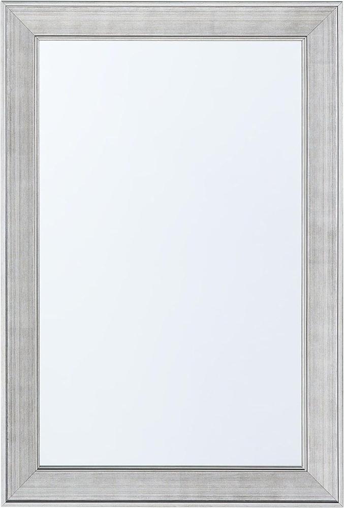 Wandspiegel silber rechteckig 61 x 91 cm BUBRY Bild 1