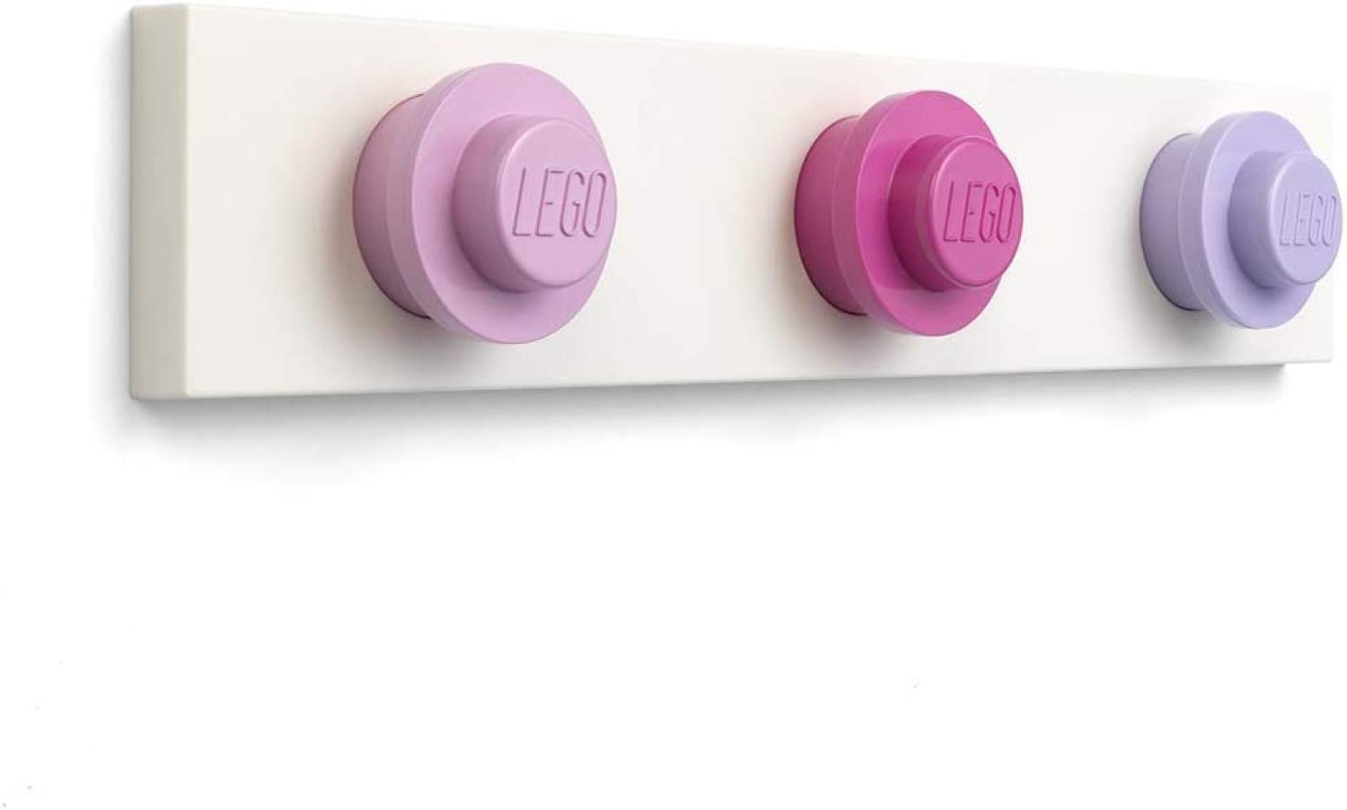 LEGO Garderobe 33 x 6,5 cm Polypropylen rosa/lila/weiss Bild 1