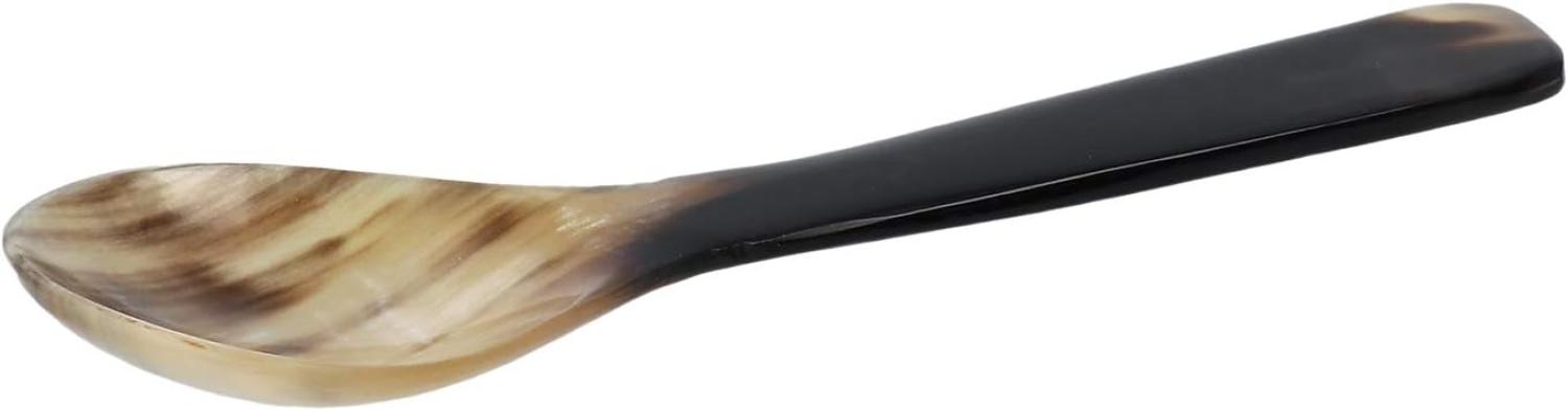 Horn Esslöffel mittelgroß 15 cm, ideal für Allergiker Bild 1