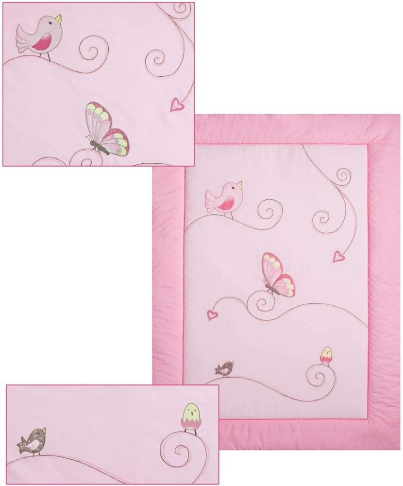 Belily 'Schmetterling' Krabbeldecke pink/creme Bild 1