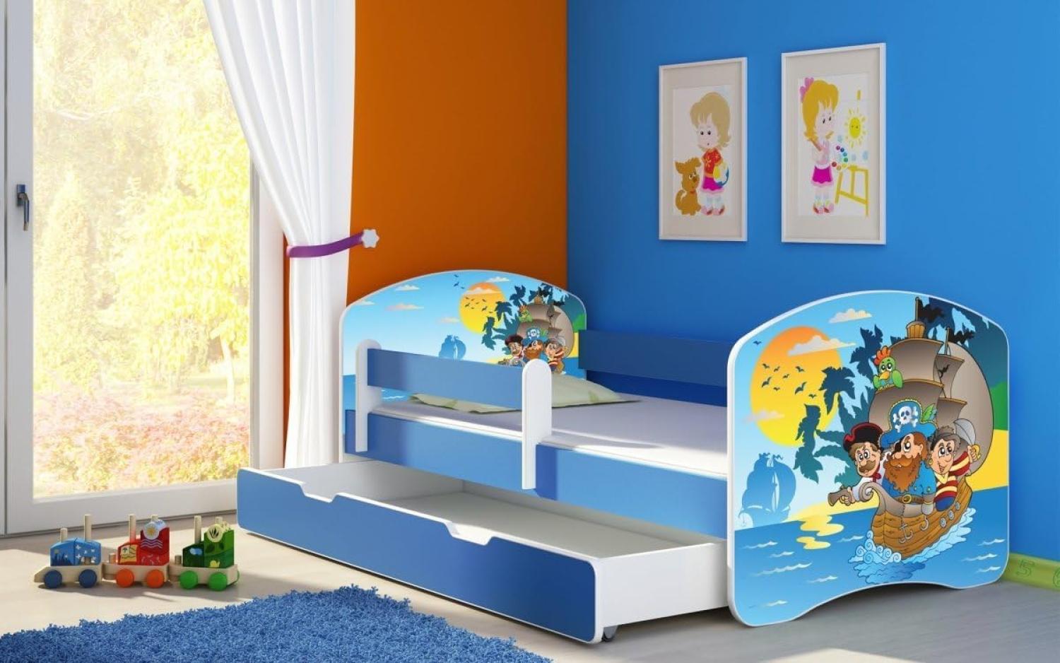 Kinderbett Dream mit verschiedenen Motiven 160x80 Pirates Bild 1