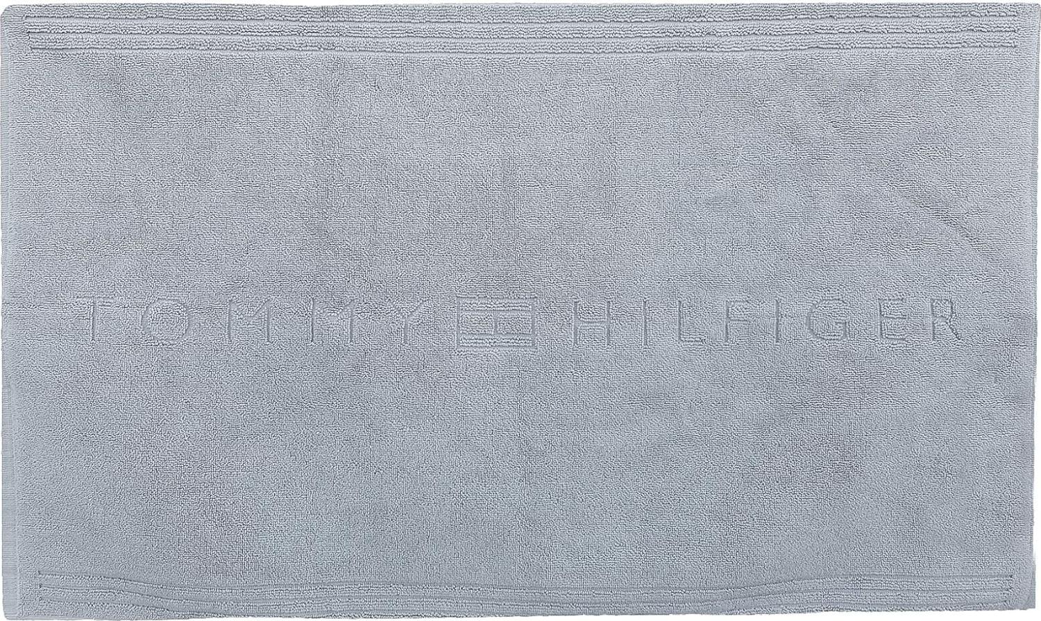 Tommy Hilfiger Badematte Uni | 60x120 cm | silver Bild 1