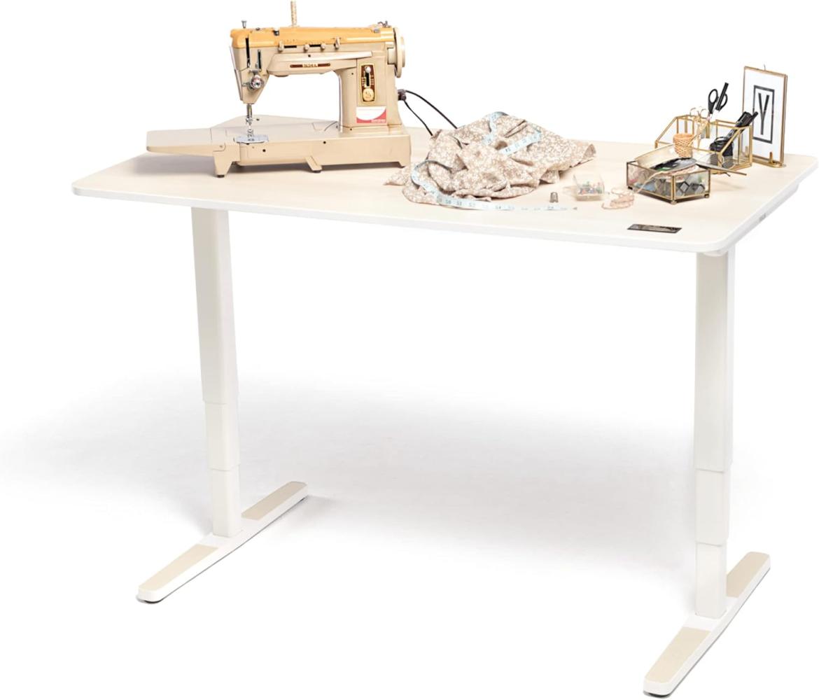 Yaasa Desk Pro II Elektrisch Höhenverstellbarer Schreibtisch, 160 x 80 cm, Akazie, mit Speicherfunktion und Kollisionssensor Bild 1