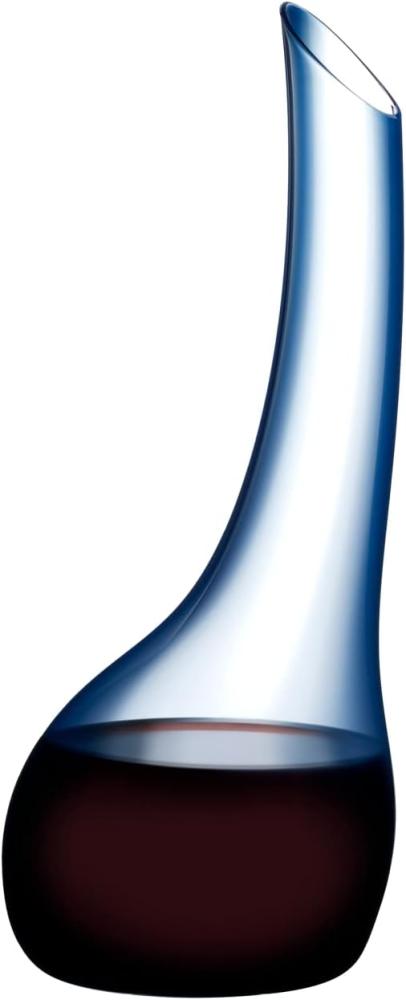 Riedel Dekanter Cornetto Confetti Blue, Glasdekanter, Dekantierflasche, Weinkaraffe, Hochwertiges Glas, Blau, 1. 2 L, 1977/13B Bild 1