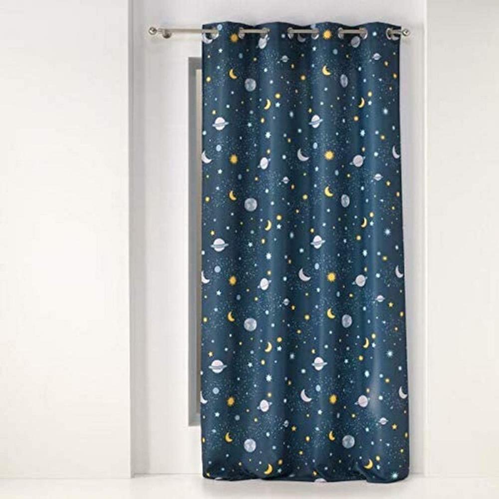 Vorhang für Kinderzimmer PETIT ASTRONAUTE, 140 x 260 cm, dunkelblau Bild 1