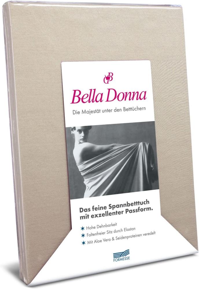 Formesse Bella Donna Jersey Spannbetttuch 200x220 - 200x240 cm 0115 Champignon Bild 1
