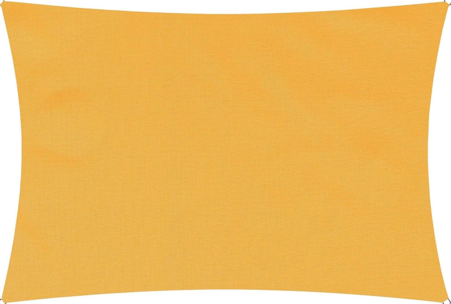 Lumaland Sonnensegel Polyester Rechteck 3 x 4 Meter Gelb Bild 1