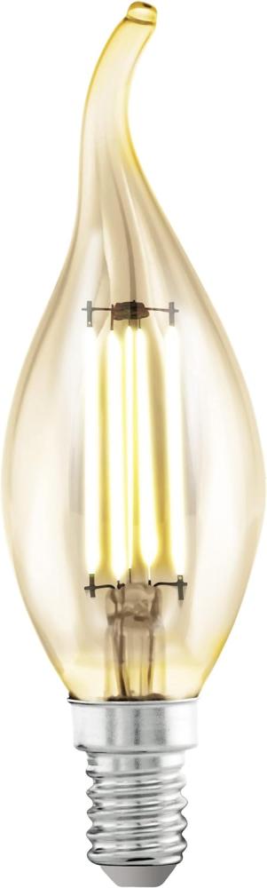 Eglo 110059 LED Filament Leuchtmittel E14 L:12cm Ø:3. 5cm 2200K amber Bild 1