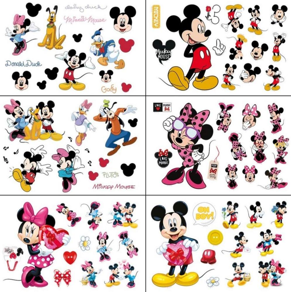 Kibi Wandtattoo Mickey Mouse Wandtattoo Mickey und Minnie Wandaufkleber Mickey Mouse wandsticker Mickey Maus Wandsticker Kinderzimmer Micky Mouse Aufkleber Wanddeko Wandsticker Minnie Maus Bild 1