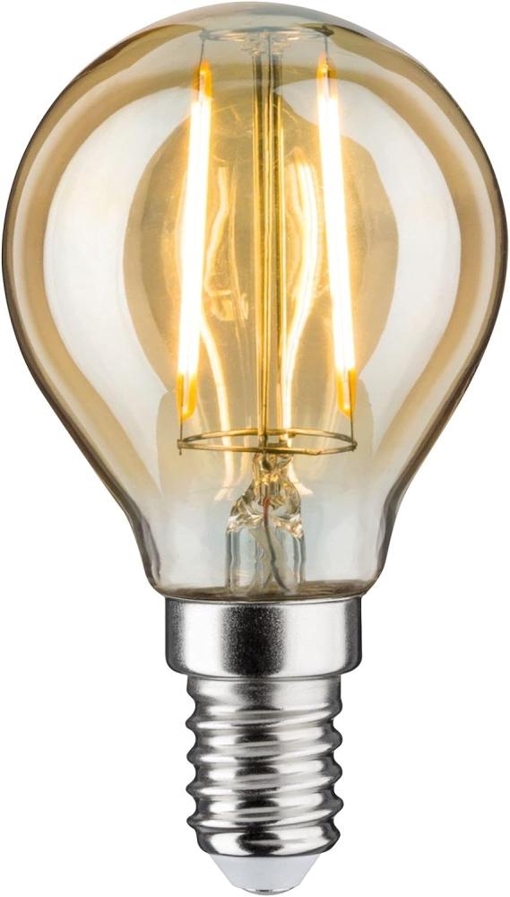 Paulmann 28525 LED Vintage-Tropfen 2W E14 Gold Goldlicht Bild 1