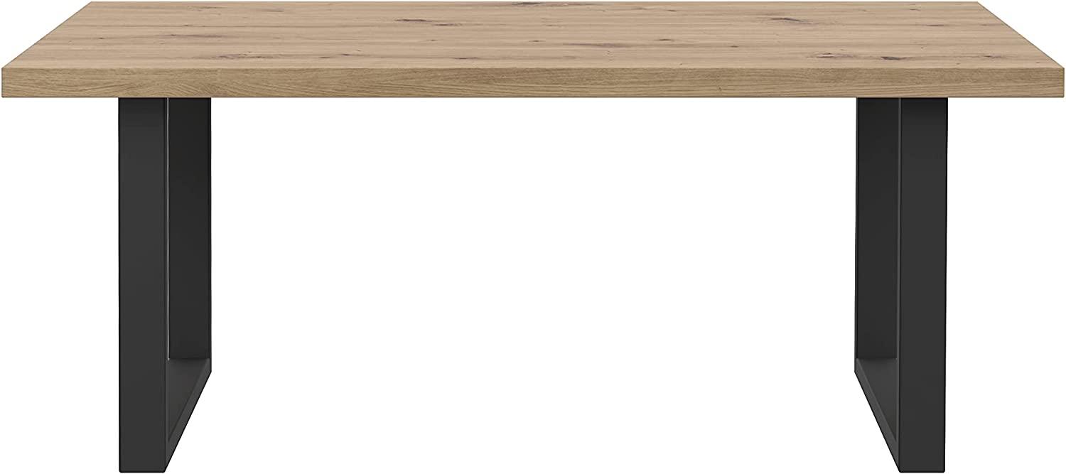 FORTE Coffee Tables Couchtisch, Holzwerkstoff, Artisan Eiche, 110X45X60 cm Bild 1