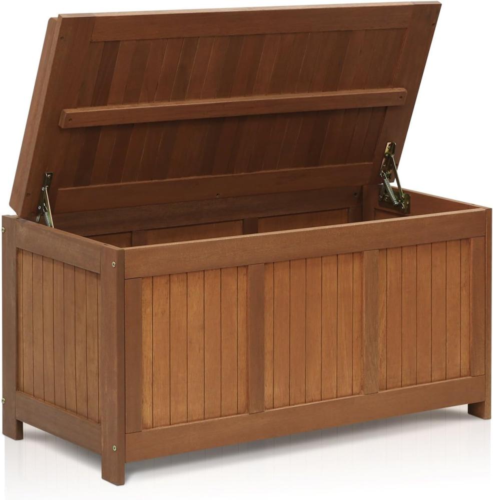 Furinno Tioman Outdoor Hart-Holz Box, Natürlich, 113 (B) × 59. 4 (H) × 52. 3 (T) cm Bild 1
