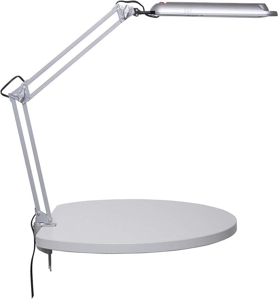 MAUL LED-Tischleuchte MAULatlantic, mit Klemmfuß, silber Bild 1