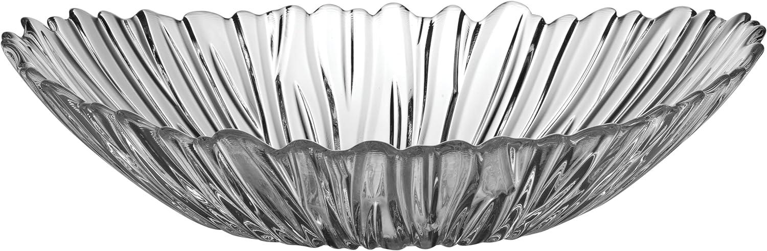 Pasabahce 10611 Aurora Tafelaufsatz Glas, Oval, 33 x 26 cm Salatschale Obstschüssel Schüssel Schale Bild 1