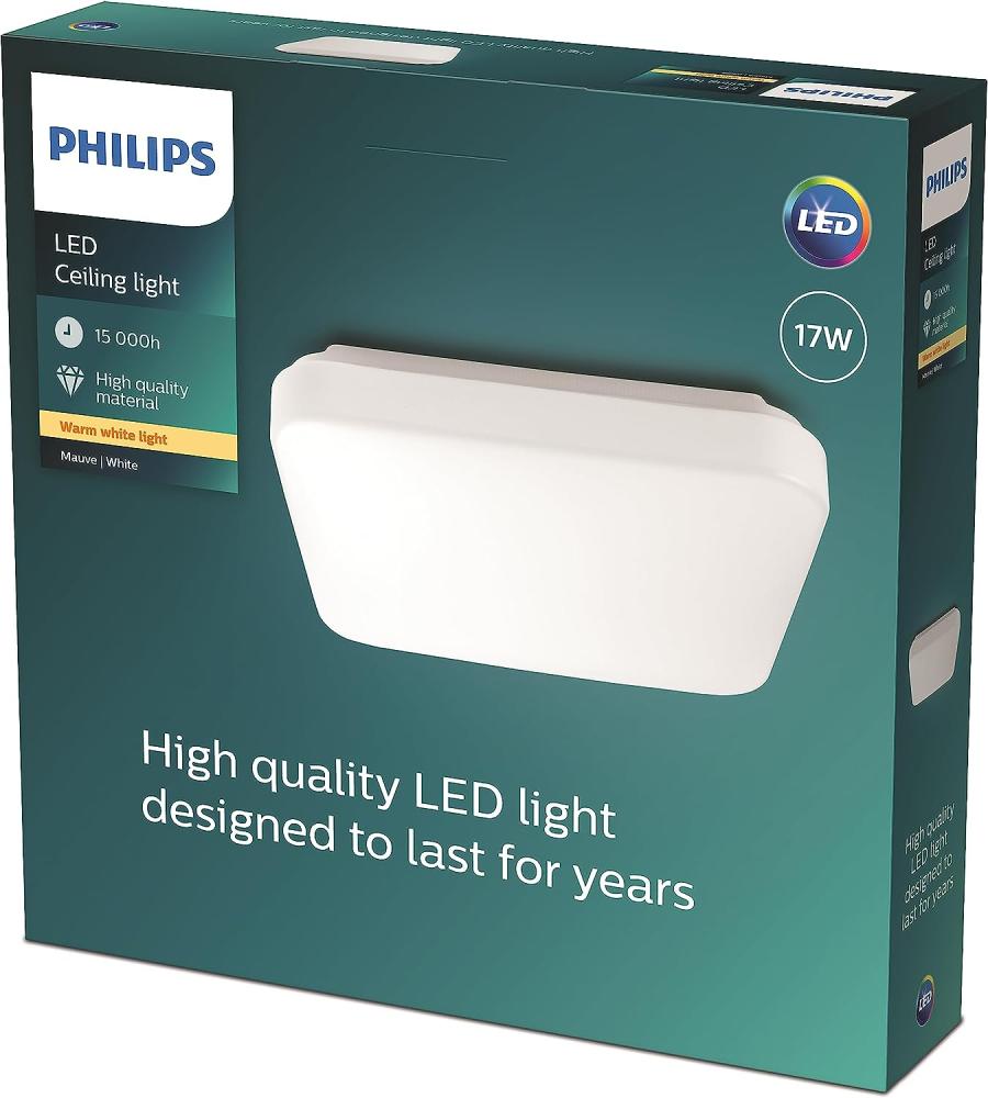 Philips Myliving mauve 2700k led ceiling lamp sq 17w Bild 1