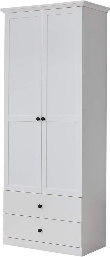 Garderobenschrank Baxter in weiß 81 cm Bild 1