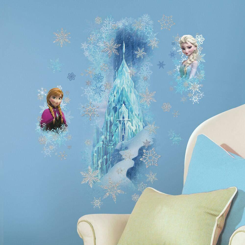 Room Mates 54535 Riesenwandsticker\"Disney Die Eiskönigin - Eispalast\" glitzernd, mehrfarbig Bild 1