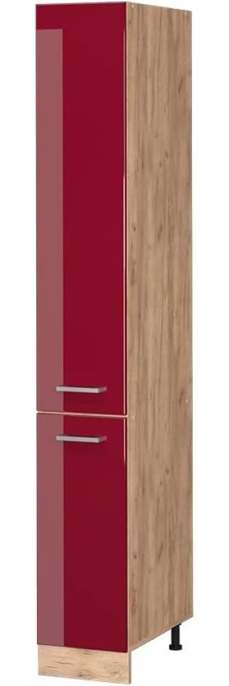 Vicco Küchenschrank Hängeschrank Unterschrank Küchenzeile R-Line Goldkraft Bordeaux Bild 1