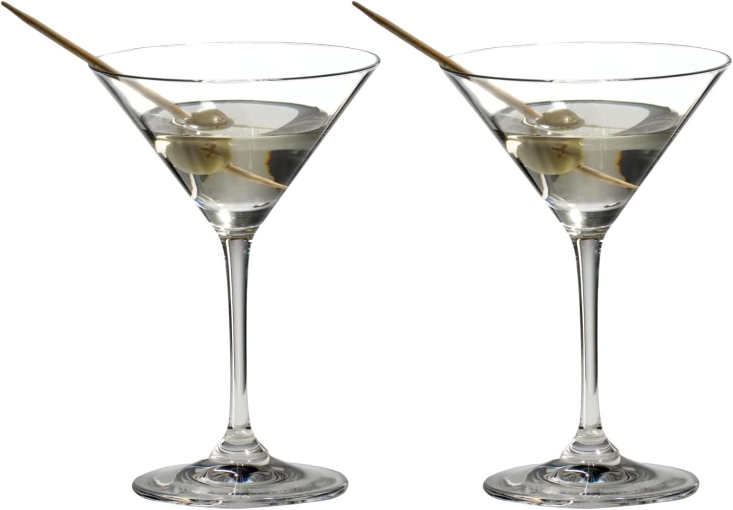 Riedel Vinum Martini, Martiniglas, Cocktailglas, hochwertiges Glas, 130 m, 2er Set, 6416/77 Bild 1