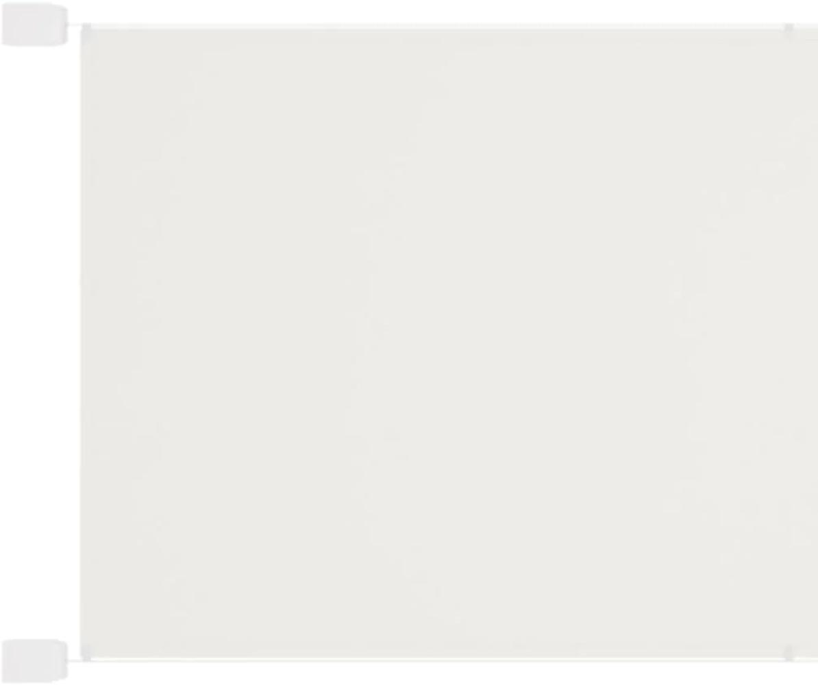 Senkrechtmarkise Weiß 100x420 cm Oxford-Gewebe Bild 1