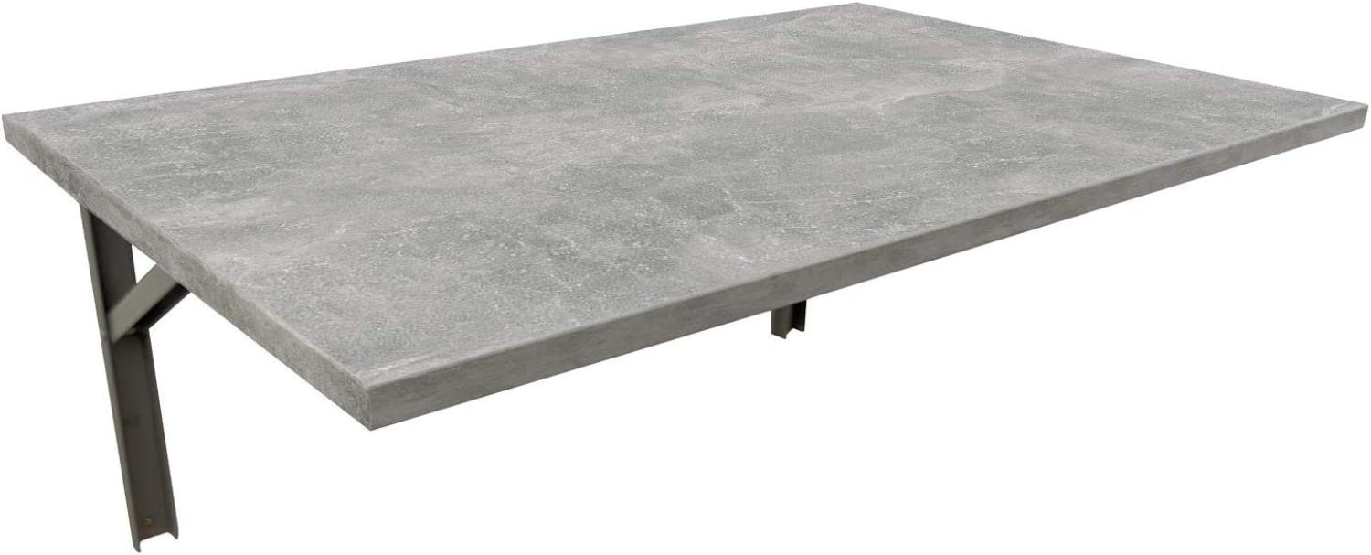 mikon 60x40 Wandtisch Wandklapptisch Küchentisch Schreibtisch Esstisch | Beton Bild 1