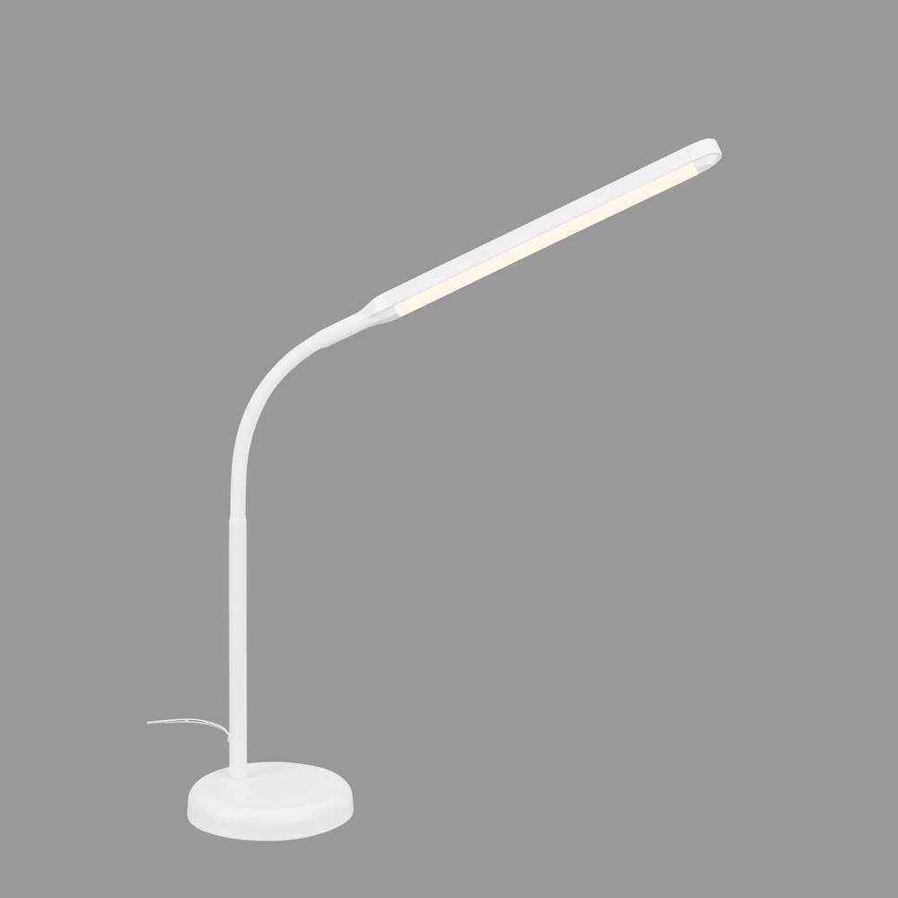 BRILONER – LED Nachttischlampe Touch Dimmbar, Schreibtischlampe LED, LED Tischlampe, LED Leselampe für Home Office, 4 Stufig Dimmbar, Weiß Bild 1