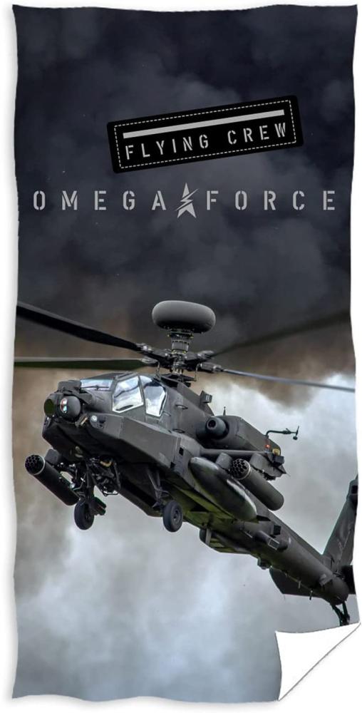 Helikopter ''Omege Force'' Badehåndklæde - 100 procent bomuld Bild 1