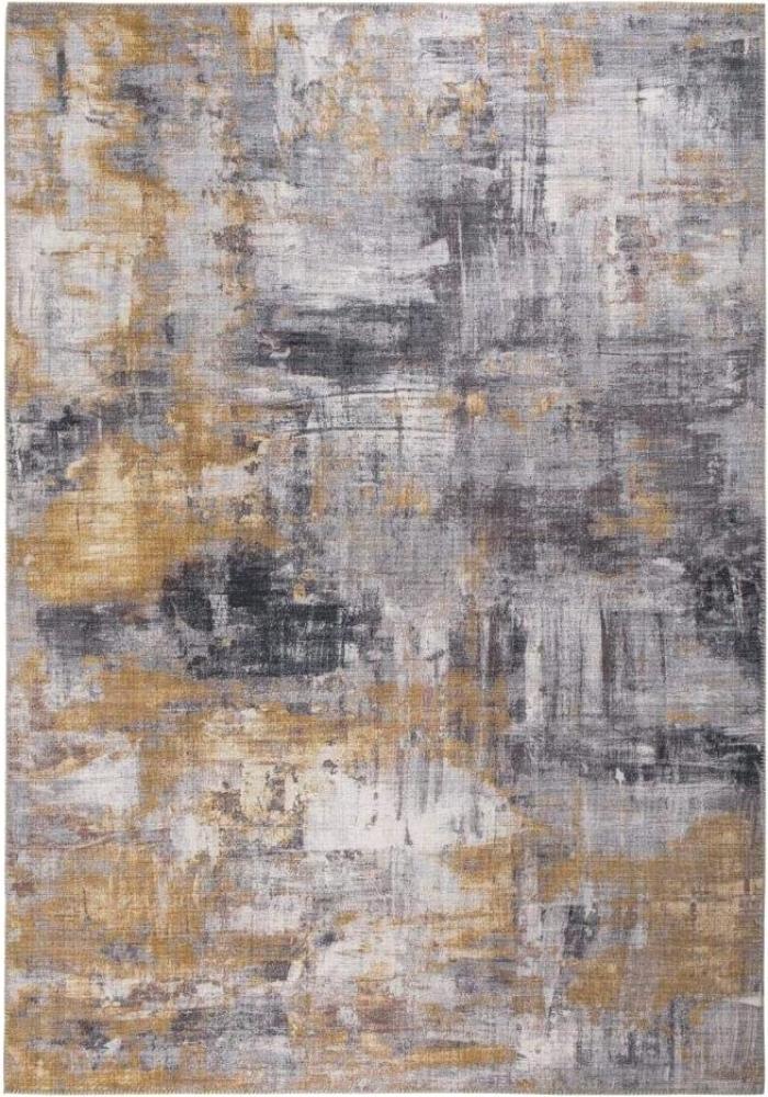 LUXOR Living Teppich Prima grau-gelb, 80 x 150 cm Bild 1