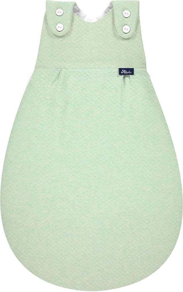 Alvi Baby-Mäxchen Außensack Special Fabric Quilt grün 56/62 Bild 1