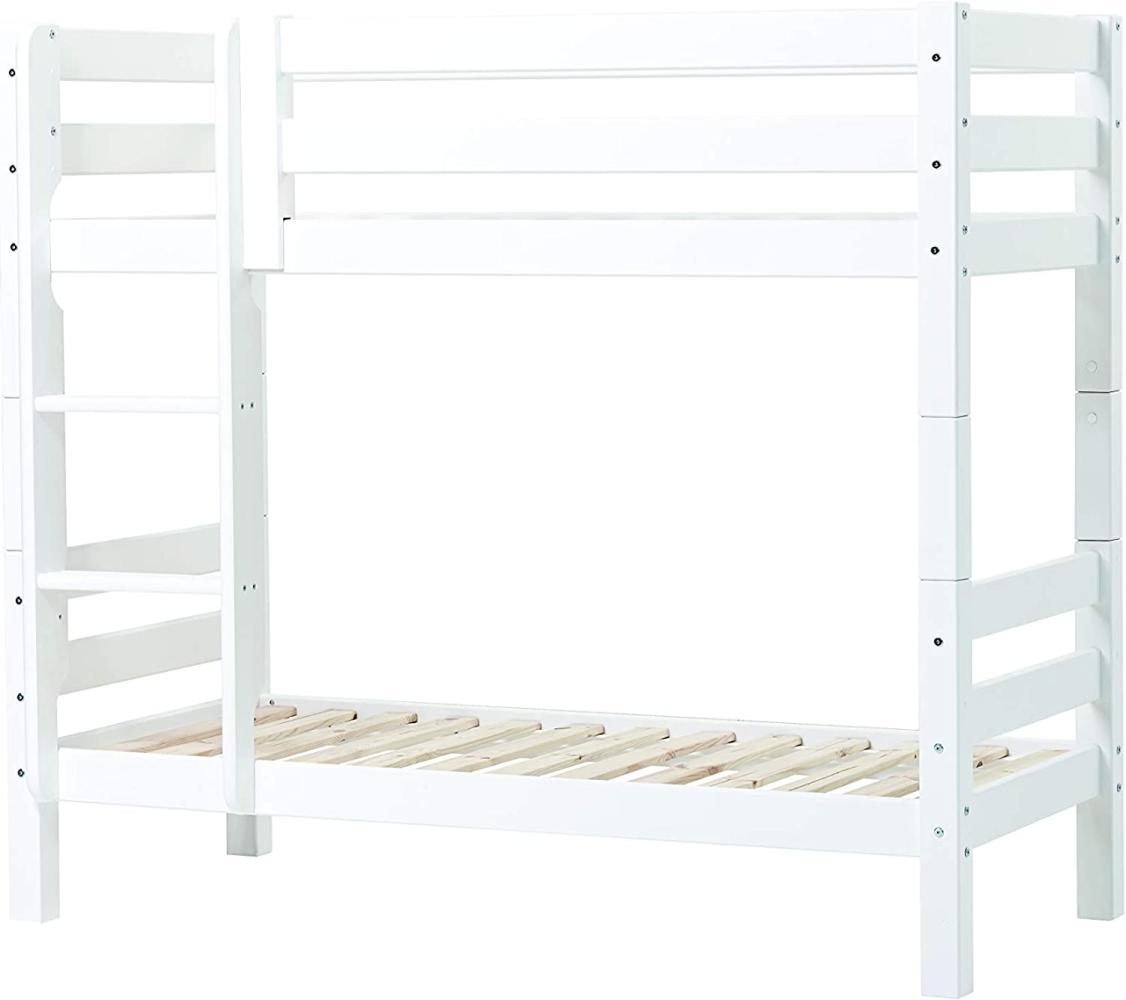 Hoppekids 'Premium' Etagenbett gerade Leiter, 70 x 160 cm, inkl. Rollroste Bild 1